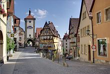 One of the most famous tourist attractions in Bavaria is Rothenburg ob der Tauber.