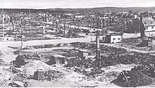 Rovaniemi was completely destroyed in the Lapland War.