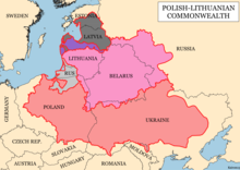 Until 1793 Belarus belonged to Poland-Lithuania (here in the borders of 1619)