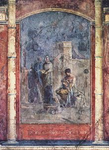 The Education of Dionysus, Roman fresco, c. 20 A.D. (now in the Museo Nazionale Romano)