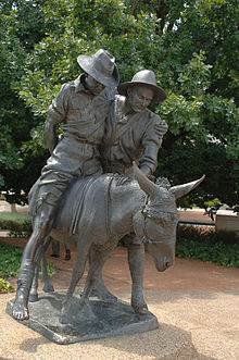 Monument voor Simpson en zijn ezel  