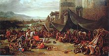 The Sack of Rome, Sacco di RomaPainting by Johann Lingelbach from the 17th century