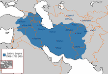 The Safavid Empire at its greatest territorial extent around 1510