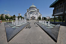 Church of St. Sava of Serbia in Belgrade, one of the largest Orthodox churches in the world