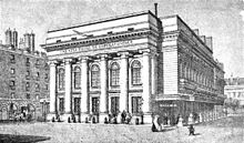 Lithografie van de tweede salle Favart waarin de Opéra-Comique tussen 1840 en 1887 was gehuisvest.