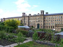 Salts Mill in Saltaire (south facade)