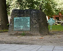 Das Grab von Samuel Adams auf dem Kornspeicher-Grabplatz