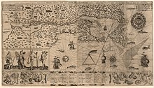 Map of New France by Samuel de Champlain (1612)