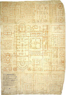 The St. Gallen monastery plan is a famous medieval architectural drawing