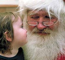 O Papai Noel é uma tradição popular no Natal.