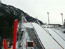 Schattenberg ski jump in Oberstdorf at the opening jump of the Four Hills Tournament on December 30, 2006