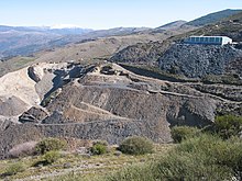 Slate mining in Spain