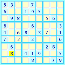 Een Sudoku puzzel is een rooster van 81 getallen   