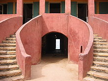 The Maison des esclaves in Gorée, example of colonial architecture and monument to slavery