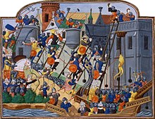 L'assedio di Costantinopoli è riportato in un manoscritto del XV secolo (Cronaca di Carlo VII)