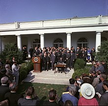 Signing of the Economic Opportunity Act of 1964