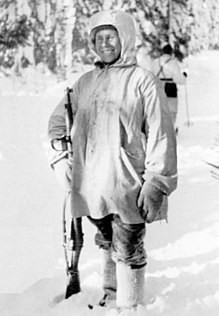 Simo Häyhä, used as a sniper during the Winter War (Dec. 1939 - March 1940) and dubbed "White Death" by Red Army soldiers, killed more than 500 Soviet soldiers during the Battle of Kollaa