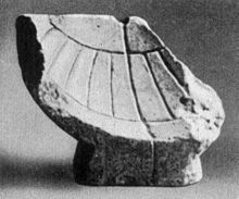 Ancient sundial (Skáphe)