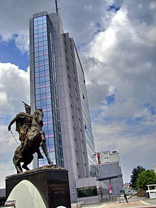 Regering van de Republiek Kosovo gebouw in Pristina