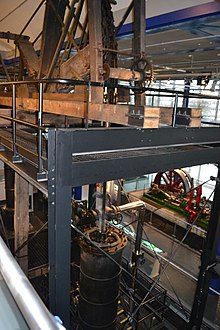 En Smethwick-maskin i ånga på Thinktank-museet i Birmingham