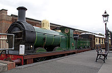 Bewaarde locomotief van de South Eastern and Chatham Railway