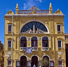 The Municipal Theatre of Croatian Language built in 1891-1893 (today: National Theatre)