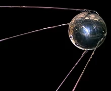 Ein Modell des Sputnik