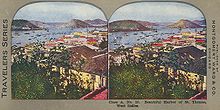 The harbour of St. Thomas around 1900