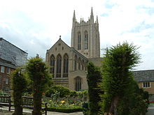 Die Kathedrale St. Edmundsbury von Osten