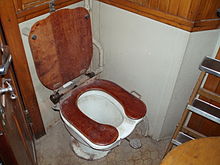 Train toilet used by Josef Stalin on his journey to the Potsdam Conference in 1945, Josef Stalin Museum in Gori