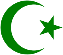 Star and crescent moon: the hilal, a symbol of Islam