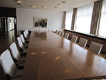 Conference room of the minister in house 1 of the former MfS headquarters in Berlin-Lichtenberg