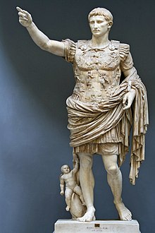 Augustus, eerste keizer.