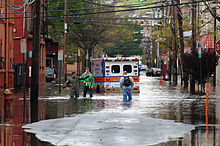 Översvämmad av orkanen Sandy, 2012  