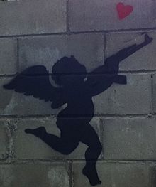 Don't Fly Away, arte callejero de BLANK en Nueva York  