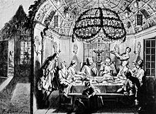 Meal in the Sukkah, Bernard Picart, Amsterdam 1722