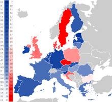 Approval of the euro in EU member states. (As of March 2018) Rejection of the euro Approval of the euro