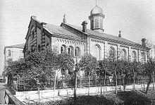 The synagogue in Eisenach around 1900