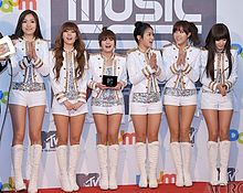 T-ara op het Daum-muziekfestival in 2011