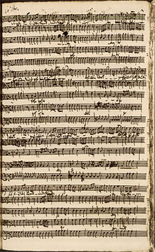 Final chorus of the Oratorio of the Captain's Music (1730)