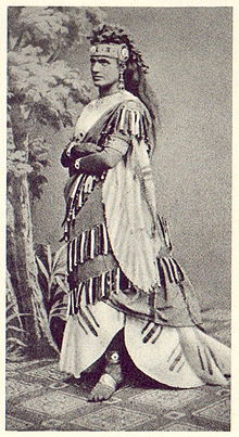 Тереза Щолц, първата европейска Аида, 1872 г.