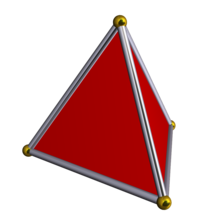 A 3-simplex or tetrahedron