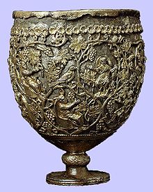 Late antique chalice from Antioch, 6th century AD (now in the Metropolitan Museum of Art, New York)