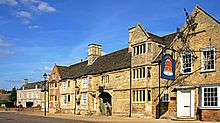O Bell Inn em Stilton, Cambridgeshire, em 2005