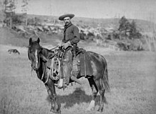 Cowboy, South Dakota around 1888