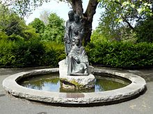 Fountain of the Norns in St. Stephen's Green, Dublin, fountain donation by the FRG as a thank-you gift