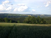 Thuringian landscape near Drognitz