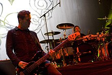 Evanescence在2010年的Maquinaria音乐节上表演。