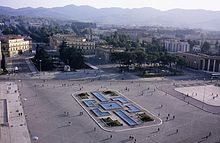 Skanderbeg Square in 1988 - two years before the fall of communist rule