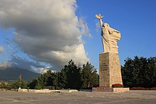 Monumental statue Mother Albania